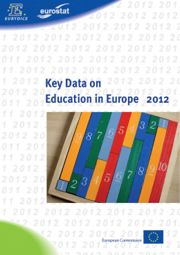 Key Data on Education in Europe 2012 - Final Report