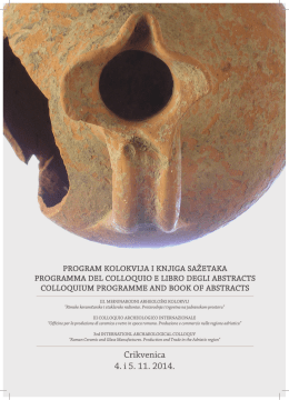 PDF - O projektu RED - Institut za arheologiju