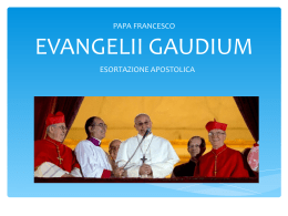 PAPA FRANCESCO EVANGELII GAUDIUM - Diocesi Sulmona