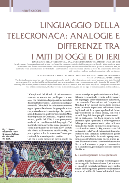 linguaggio della telecronaca - Associazione Italiana Insegnanti
