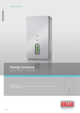 Family Condens IS s - Certificazione Energetica