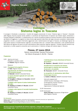 Sistema legno in Toscana