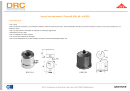 Sensori Accelerometrici Triassiali KS813B – KS823B