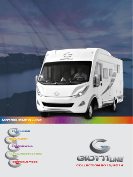COLLECTION 2013/2014 MOTORHOME G - LINE - Giottiline G