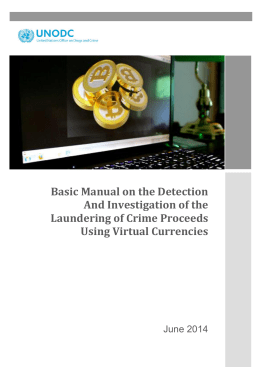 Basic Manual on the Detection And Investigation of the