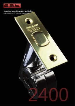 Serie 2400 - SAB Serrature
