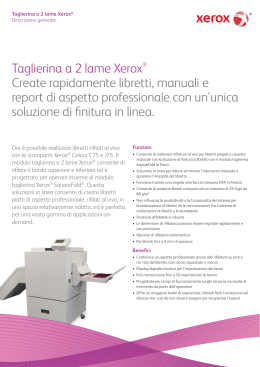 Rifilatrice a 2 lame Xerox