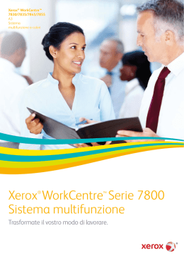 Xerox WorkCentre Serie 7800 Hi-Q LED Colour