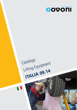 Catalogo Lifting Equipment ITALIA 09.14