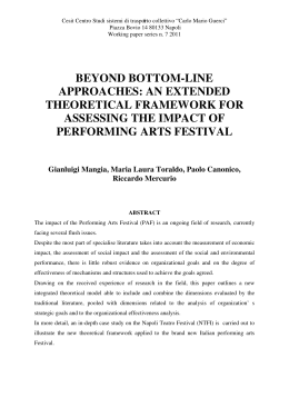 beyond bottom-line approaches: an extended theoretical