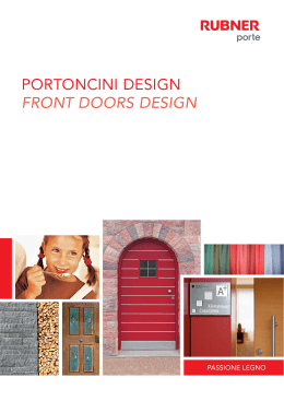 Portoncini Design Front doors design