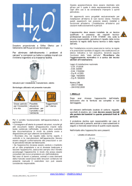 manuale dosatore silifos - h2o