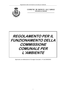 Commissione Ambiente