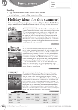 Holiday ideas for this summer! Beacons