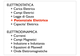 + Potenziale Elettrico - Dipartimento di Fisica e Geologia