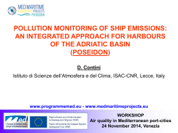 Air quality in Mediterranean port-cities – 24 November 2014, Venezia