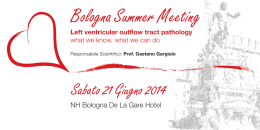 Bologna Summer Meeting - CENTRO SERVIZI CONGRESSUALI