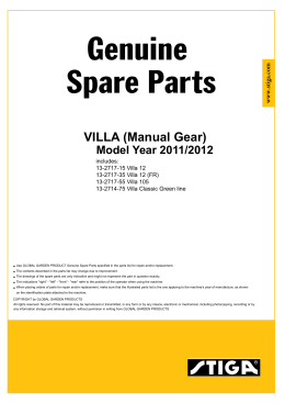 VILLA (Manual Gear)