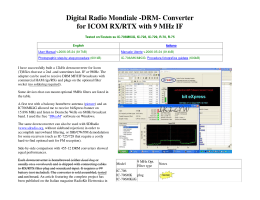 DRM Converter for ICOM Radios with 9 MHz IF