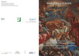 MARATTI e L`EUROPA - Institut für Kunstgeschichte