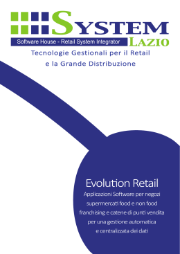Brochure Software - System Lazio Srl
