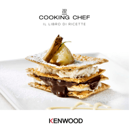 Nuovo ricettario Kenwood Cooking Chef in PDF