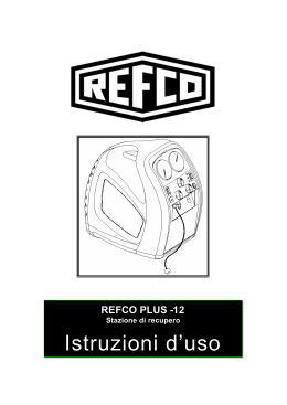 Istruzioni d`uso - Refco Manufacturing Ltd.
