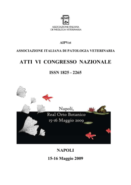 scarica atti - Associazione Italiana Patologia Veterinaria
