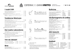 Leggi il menu` in formato pdf