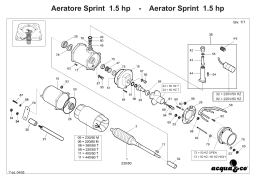 Aeratore Sprint 1.5 hp - Aerator Sprint 1.5 hp
