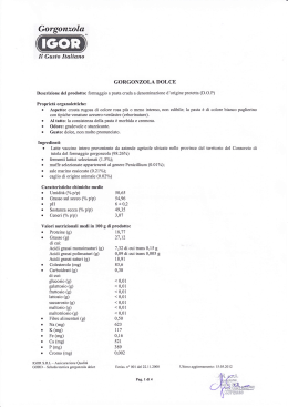 pH o Sostanza secca(o/oplp) 49,35 Na (mg)