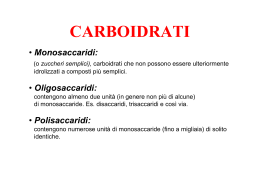 I Carboidrati