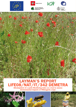layman`s report life08/nat/it/342 demetra
