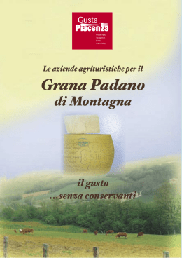 Grana Padano - Provincia di Piacenza
