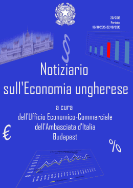 Notiziario economico 20/2015 - Ambasciata d`Italia a Budapest