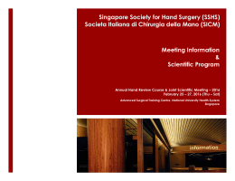 Singapore Society for Hand Surgery (SSHS)
