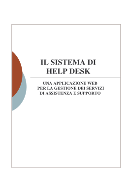 IL SISTEMA DI HELP DESK - unito . it