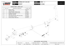 schematic year line model muffler sport honda sh 125