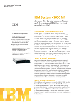 IBM System x3650 M4 - Catalogo GasNet Group