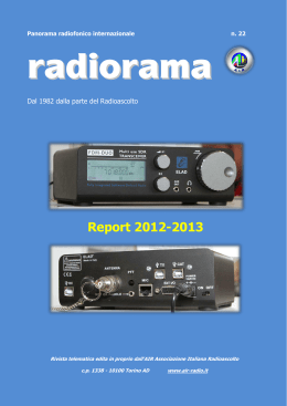 Report 2012-2013 - Associazione Italiana Radioascolto
