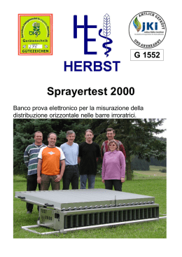 Sprayertest 2000 - Ernst Herbst Prüftechnik