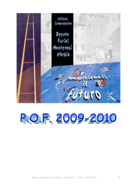POF_2009-10 - Istituto Comprensivo Renato Fucini