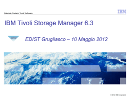 IBM Tivoli Storage Manager 6.3