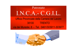 I.N.C.A.- C.G.I.L. - CGIL del Trentino