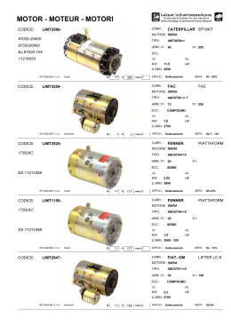 Catalogo motori x carr - Lehner Industriemaschinen