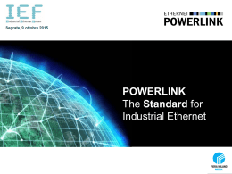 - IEF - Industrial Ethernet Forum