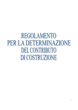 regolamento oneri set 08 - Comune di Vico Canavese