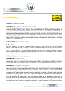 CV_ _partic cipanti - universidad complutense madrid