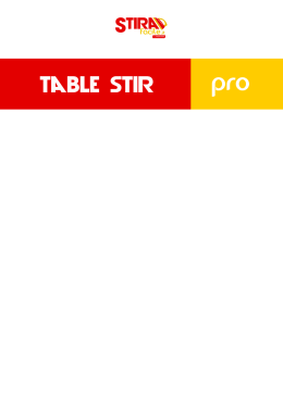 TABLE STIR PRO