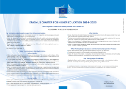 erasmus charter for higher education 2014-2020